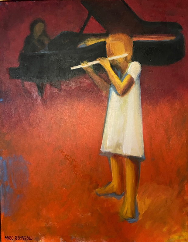 La jeune flutiste ( Marc RAMBEAU )