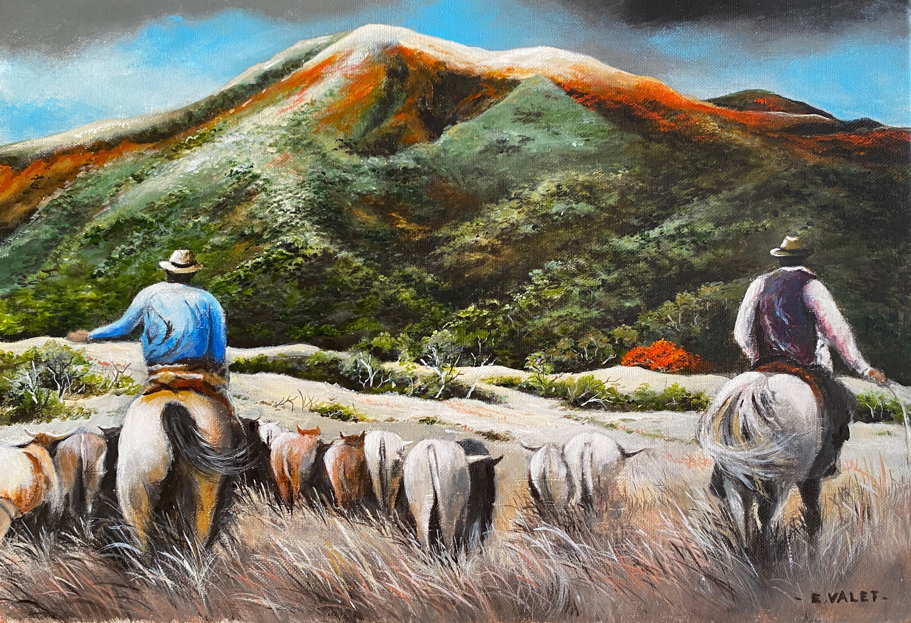 Eric VALET-Koné ( acrylique sur toile )