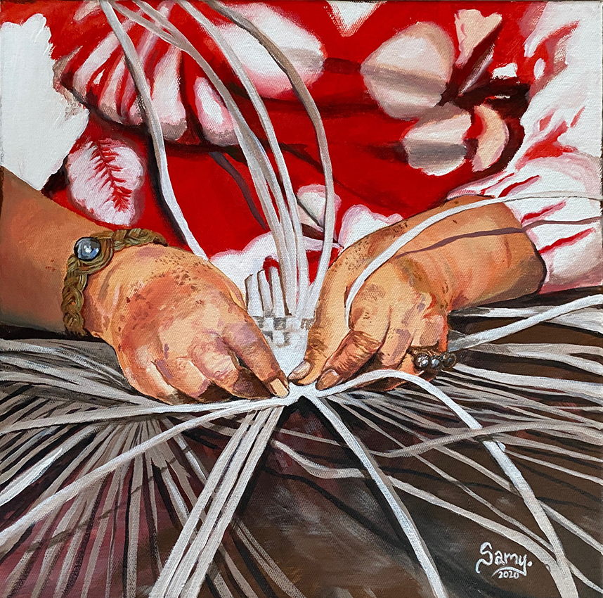 Huile sur toile ( Samy )