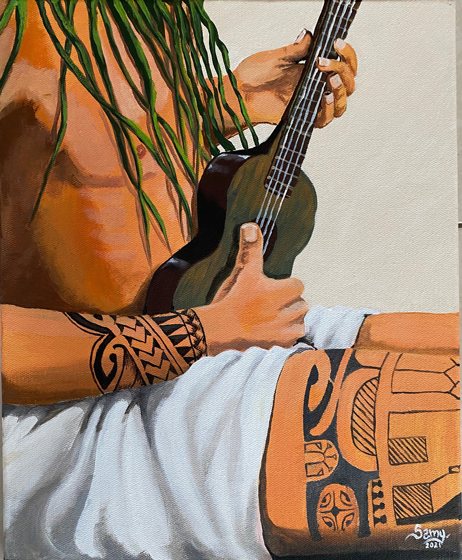 Huile sur toile ( Samy )