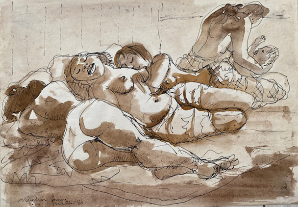 encre et gouache ( Michon )