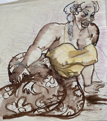 encre et gouache ( Michon )