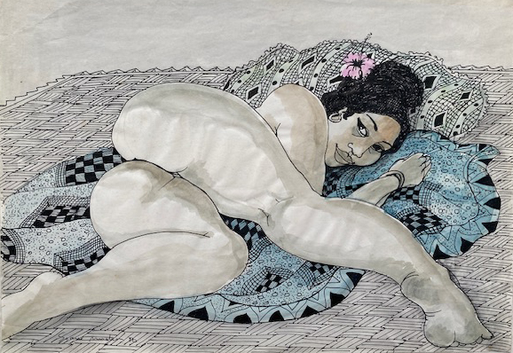 encre et gouache ( Michon )