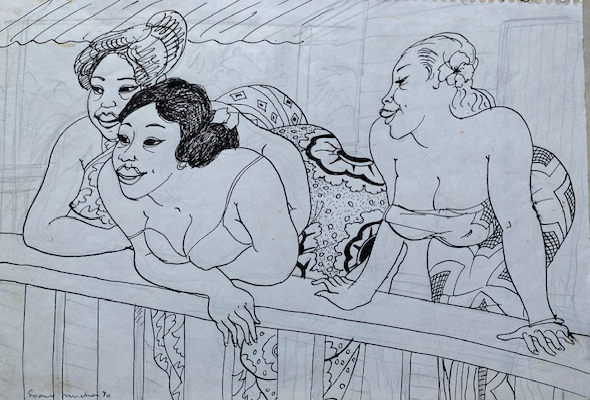 encre sur papier ( Michon )