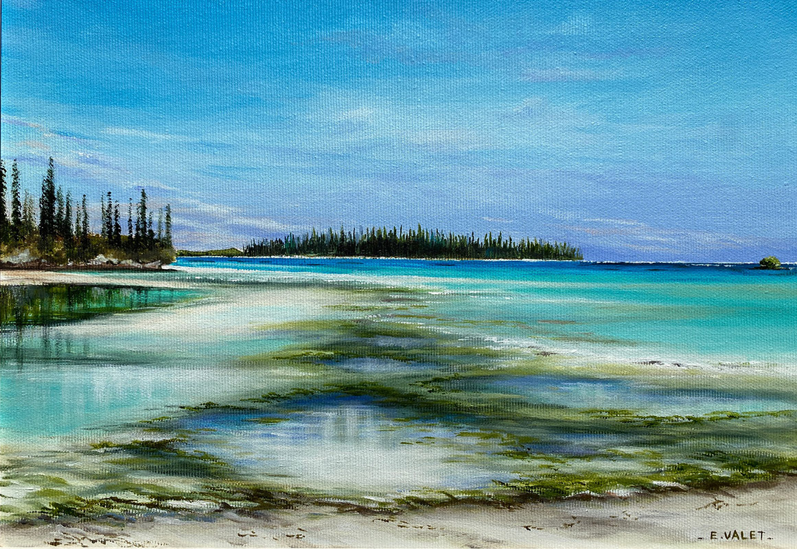 acrylique sur toile-oro ( Eric VALET(vendu) )