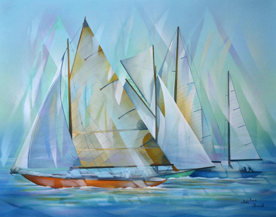 Huile sur toile ( Jeanette GUICHARD BUNEL )