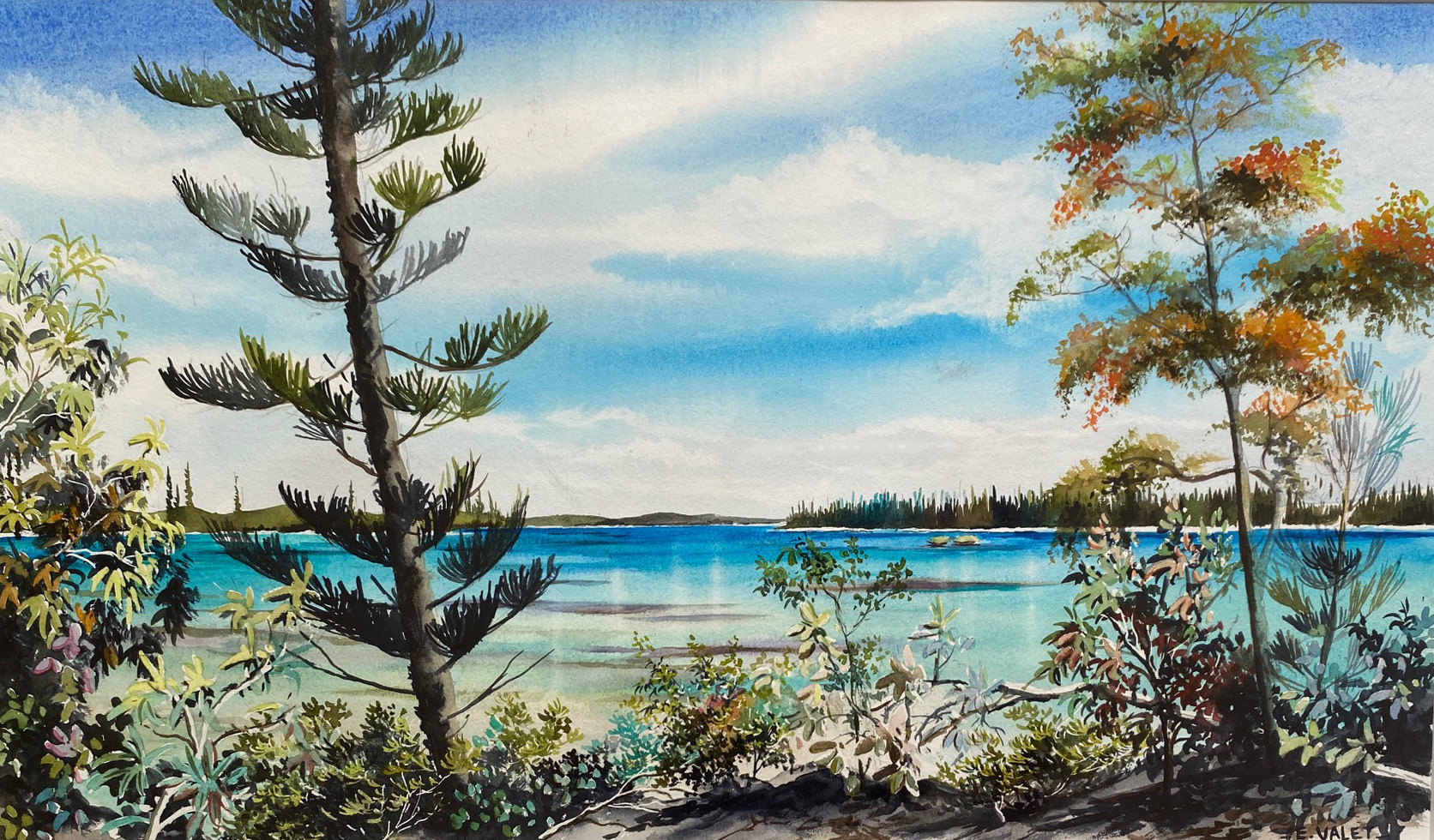 aquarelle sur papier-Oro ( Eric VALET )