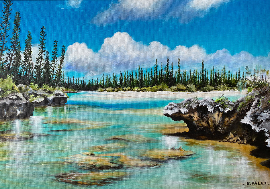 acrylique sur toile-Oro ( Eric VALETT(vendu) )